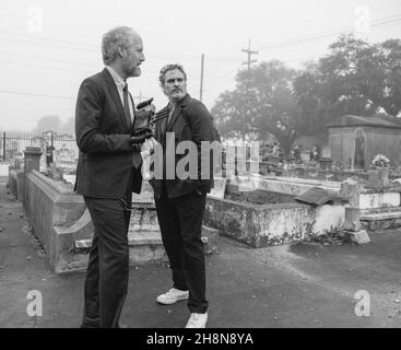 JOAQUIN PHOENIX E MIKE MILLS IN C'MON C'MON (2021), DIRETTO DA MIKE MILLS. Credito: A24 / Bron Creative / Album Foto Stock