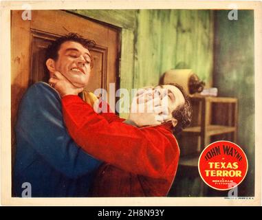 JOHN WAYNE in TEXAS TERROR (1935), diretto da ROBERT NORTH BRADBURY. Credit: LONE STAR PRODUCTIONS/immagini MONGRAM / Album Foto Stock