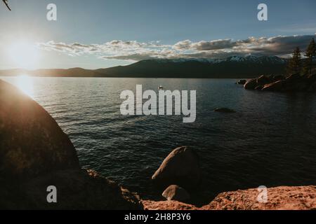 Lago Tahoe, California, USA Foto Stock