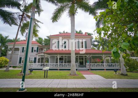 Thomas Edison Estate a Fort Myers, Florida Foto Stock