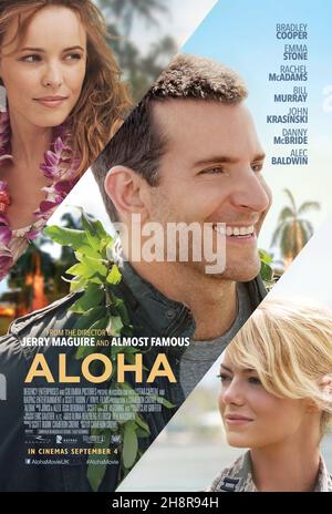 DATA DI RILASCIO: 29 maggio 2015 TITOLO: CASA DI PRODUZIONE: Columbia Pictures DIRETTORE: Cameron Crowe TRAMA: Un appaltatore militare celebrato torna al sito della sua più grande carriera trionfa e si riconnette con un amore di lungo tempo fa, mentre inaspettatamente cadendo per l'hard-carica Air Force Watch-dog assegnato a lui. PROTAGONISTI: Bradley Cooper, Rachel McAdams, Emma Stone. (Credit Image: © Columbia Pictures/Entertainment Pictures) Foto Stock