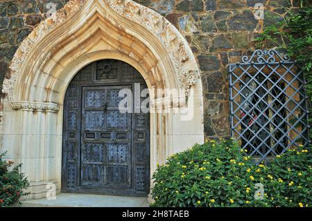 Castello di Cap Roig nella regione di Palafrugell nella provincia di Baix Empordà di Gerona, Catalogna, Spagna Foto Stock