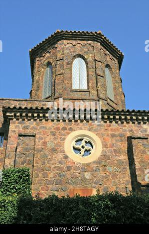 Castello di Cap Roig nella regione di Palafrugell nella provincia di Baix Empordà di Gerona, Catalogna, Spagna Foto Stock