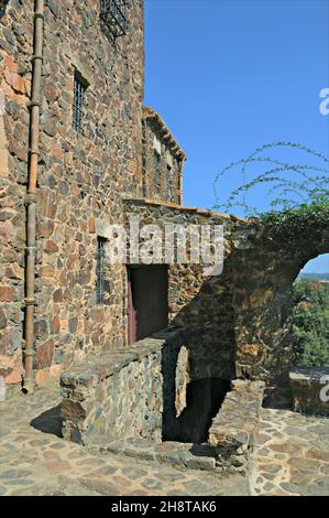 Castello di Cap Roig nella regione di Palafrugell nella provincia di Baix Empordà di Gerona, Catalogna, Spagna Foto Stock