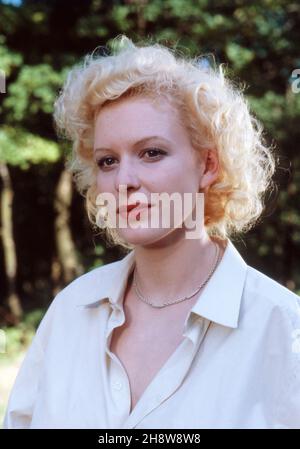 Sunnyi Melles, schweizerische Schauspielerin, Germania 1987. Attrice svizzera Sunnyi Melles, Germania 1987. Foto Stock