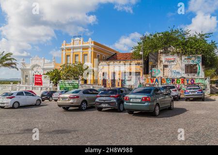 JOAO PESSOA, BRASILE - 14 OTTOBRE 2016: Parcheggio nel centro storico di Joao Pessoa Foto Stock