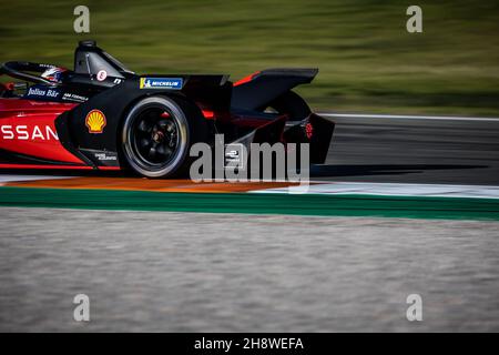 23 Buemi Sébastien (swi), Nissan e.dams, Nissan IM03, in azione durante i test pre-stagione del Campionato Mondiale FIA di Formula e 2021-22, sul circuito Ricardo Tormo dal 28 novembre al 2 dicembre 2021 a Valencia, Spagna - Photo Germain Hazard/DPPI Foto Stock