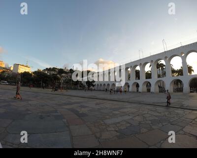 Arcos da Lapa Rio de Janeiro Foto Stock