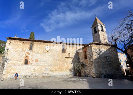 Tourrettes sur Loup, Parc Regional des Prealpes d'Azur, Alpes Martimes, 06, Region sud Foto Stock