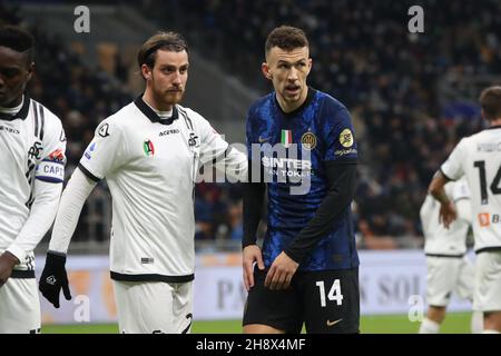 Ivan Perisic durante l'Inter - FC Internazionale vs Spezia Calcio, partita a Milano, Italia, Dicembre 01 2021 Foto Stock