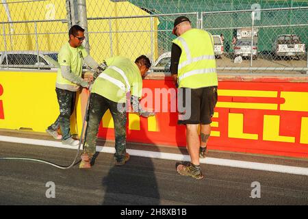 2 dicembre 2021, circuito di Jeddah Corniche, Jeddah, Gran Premio di Formula 1 dell'Arabia Saudita, nella foto panoramica del percorso di Jeddah. Foto Stock