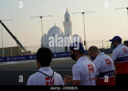 2 dicembre 2021, circuito di Jeddah Corniche, Jeddah, Gran Premio di Formula 1 dell'Arabia Saudita, nella foto panoramica del percorso di Jeddah. Foto Stock