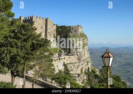Castello di Venere, Erice, Sizilien, Italien Foto Stock