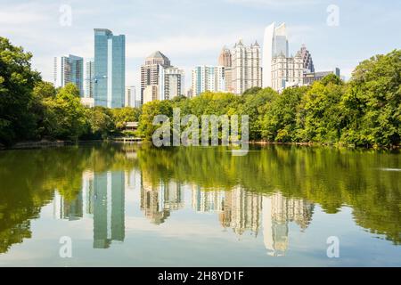 Skyline di Atlanta, Georgia (USA). Foto Stock