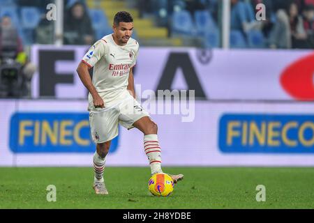 Genova, Italia. 01 dicembre 2021. Junior Messias (Milano) durante Genova CFC vs AC Milan, Campionato italiano di calcio a match a Genova, Italy, December 01 2021 Credit: Independent Photo Agency/Alamy Live News Foto Stock