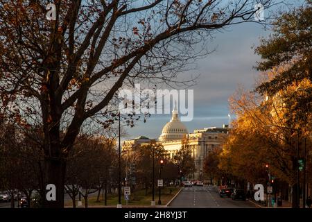 Washington, DC - l'edificio del Campidoglio degli Stati Uniti. Foto Stock