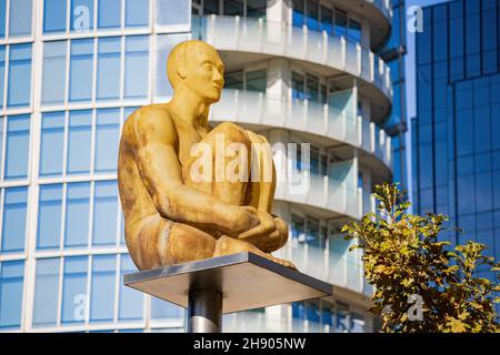 Dallas, NOV 25 2021, Sunny view del Nasher Sculpture Center Foto Stock