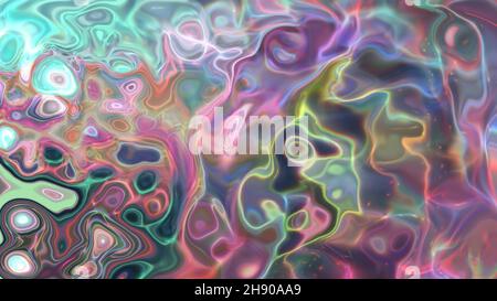 Sfondo fluido gradiente multicolore astratto. Foto Stock