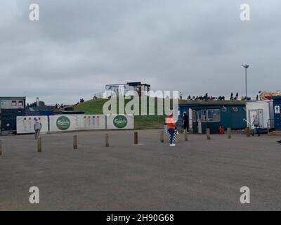 Santa Pod speedway Poddington Bedfordshire Regno Unito Foto Stock