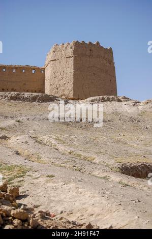 Bala Hissar è un'antica fortezza situata nella città di Kabul, afghistandante dal V secolo d.C. Foto Stock