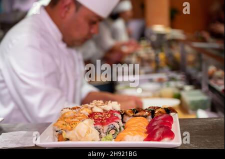 Chef Nobu Matsuhisa Foto Stock