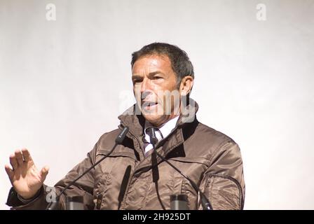 Vienna, Austria. Settembre 23, 2008. Campagna elettorale con Jörg Haider ( 26 gennaio 1950, † 11 ottobre 2008) Foto Stock