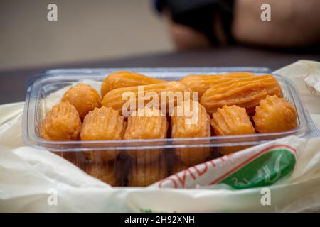 Un dessert turco; DESSERT TULUMBA Foto Stock