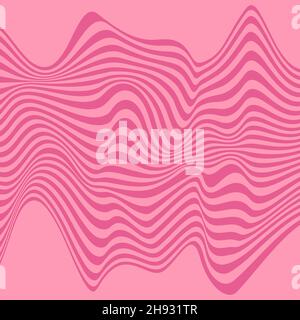 Forma del vettore liquido rosa. Illustrazione vettoriale. Elemento di design per tatuaggio, stampe, striscioni, motivi, murale da parete e sfondo astratto Illustrazione Vettoriale