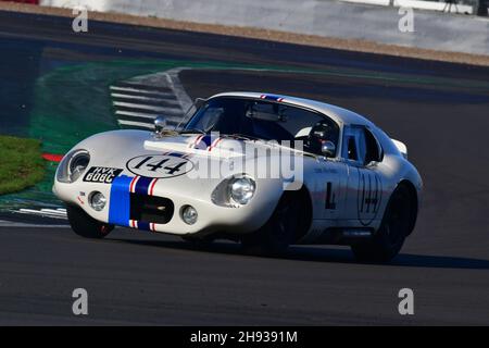 Matt Wrigley, Paul Pochciol, Oliver Bryant, Shelby Daytona Cobra Coupé, Royal Automobile Club RAC, Pall Mall Cup, una resistenza multi-driver di tre ore Foto Stock