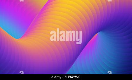Sfondo fluido colorato astratto. Sfondo curvo multicolore con risoluzione 4K. Foto Stock