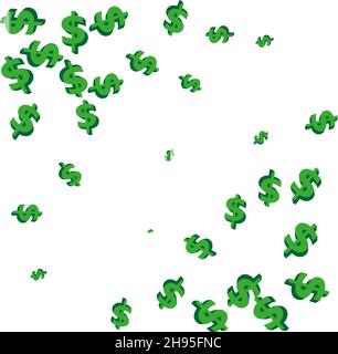 Vettore casuale 3d dollaro sfondo eps Illustrazione Vettoriale