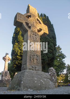 Muiredach's High Cross a Monasterboice, nella contea di Louth, Irlanda Foto Stock