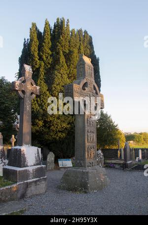 High cross a Monasterboice nella contea di Louth Irlanda Foto Stock