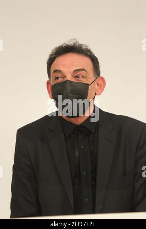 Casoria, Italia. 03 dicembre 2021. CAM-ON Award assegnato al cantante Nino D'Angelo dal CAM MUSEUM di Casoria.in foto Antonio Manfredi (Photo by Salvatore Esposito/Pacific Press) Credit: Pacific Press Media Production Corp./Alamy Live News Foto Stock