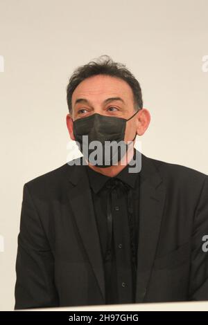 Casoria, Napoli, Italia. 3 dicembre 2021. CAM-ON Award assegnato al cantante Nino D'Angelo dal CAM MUSEUM di Casoria.in foto Antonio Manfredi (Credit Image: © Salvatore Esposito/Pacific Press via ZUMA Press Wire) Foto Stock