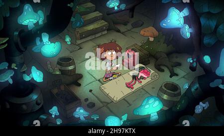 AMPHIBIA (2019), diretta da KYLER SPEARS e JOSEPH D. JOHNSTON. Credito: DISNEY TV ANIMAZIONE / Album Foto Stock