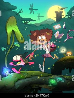 AMPHIBIA (2019), diretta da KYLER SPEARS e JOSEPH D. JOHNSTON. Credito: DISNEY TV ANIMAZIONE / Album Foto Stock