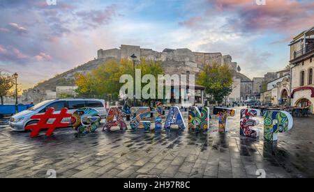 Castello di Gaziantep o Kalesi in Gaziantep, Turchia Foto Stock