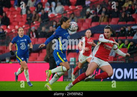 Londra, Regno Unito. 05 dicembre 2021. Wembley, Inghilterra, 5 dicembre 2021 durante la partita di fa Cup tra Arsenal e Chelsea a Wembley a Londra Sam Mallia/SPP Credit: SPP Sport Press Photo. /Alamy Live News Foto Stock