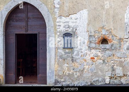 Roncola San Bernardo, Bergamo, Lombardia, Italia: Chiesa di San Defendente Foto Stock