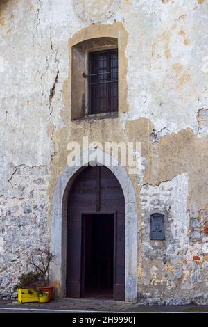 Roncola San Bernardo, Bergamo, Lombardia, Italia: Chiesa di San Defendente Foto Stock