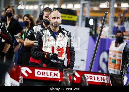 Alfa Romeo Racing ORLEN Team, ambiance durante la Formula 1 stc Saudi Arabian Grand Prix 2021, 21esimo round del FIA Formula uno World Championship 2021 dal 3 al 5 dicembre 2021 sul circuito Jeddah Corniche, a Jeddah, Arabia Saudita - Foto: Antonin Vincent/DPPI/LiveMedia Foto Stock