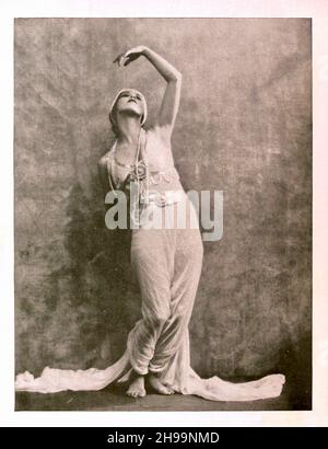 Nickolas Muray Fotografia della ballerina americana Martha Graham - 1922 Foto Stock