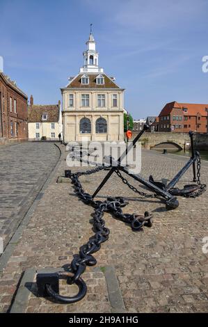 Il Custom House, Hereford Quay, King's Lynn, Norfolk, Inghilterra, Regno Unito Foto Stock