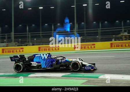 Jeddah, Arabo Saudita. 05 dicembre 2021. 05.12.2021, Jeddah Corniche Circuit, Jeddah, Gran Premio di Formula 1 dell'Arabia Saudita, nella foto Nicholas Latifi (CAN), Williams Racing Credit: dpa/Alamy Live News Foto Stock