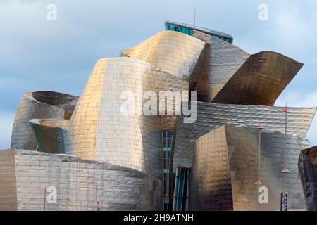 Museo Guggenheim Bilbao, Bilbao, Provincia di Biscay, Comunità autonoma della contea basca, Spagna Foto Stock