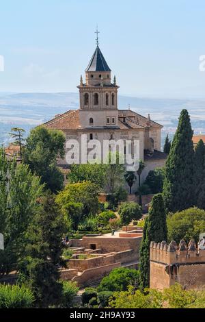 Santa Maria de la Alhambra, Granada, Provincia di Granada, Comunità autonoma dell'Andalusia, Spagna Foto Stock