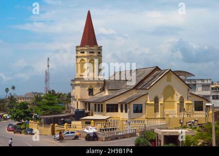 Cattedrale della Chiesa di Cristo, Costa del Capo, Regione Centrale, Ghana Foto Stock