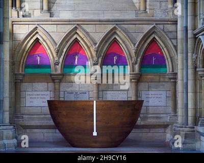Interni della Cattedrale di Truro in Cornovaglia Inghilterra Foto Stock