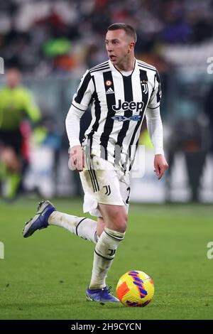 Torino, 5 dicembre 2021. Federico Bernardeschi della Juventus durante la Serie A allo Stadio Allianz di Torino. Il credito d'immagine dovrebbe essere: Jonathan Moscrop / Sportimage Foto Stock